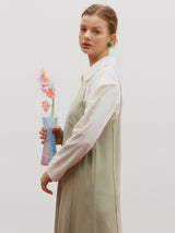 Terry collar top - Ivory (6682465632374)