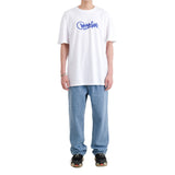 ベーシックロゴTシャツ / BASIC LOGO TEE white/blue
