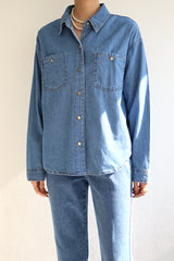 シリアルデニムBL ポケットシャツ/CEREAL DENIM BL / POCKET SHIRT