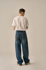 BACK LOGO WORK PANTS