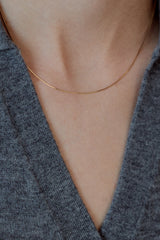 [14K] Silky Necklace