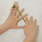 パフィーダブルハートリング カラー / puffy double heart ring color