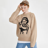 Gungirl Knit [Beige] (6610307678326)