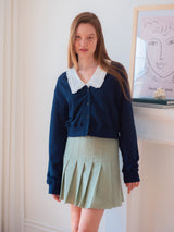 COTTON V-NECK CARDIGAN_NAVY (6580069662838)