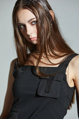 ベルトスリーブレストップ / BELT SLEEVELESS TOP