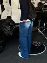 ハッシーブラシワイドデニムパンツ / HACCY BRUSH WIDE DENIM PANTS(ONE COLOR)
