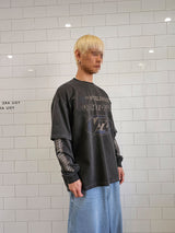 VENTIQUE ピグメントレーシングレイヤードロングスリーブ