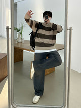 ウェンズデーブラッシュワイドデニムパンツ/WEDNESDAY BRUSH WIDE DENIM PANTS