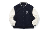 エッセンシャルロゴバーシティジャケット / ESSENTIAL LOGO VARSITY JACKET_NAVY