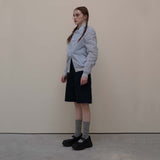 Blue Nylon Shrring Jacket