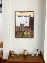 フルーツマーケット ポスター / fruit market poster