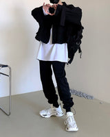 クロップハイネックジャンパー/SI Crop High-neck Jumper (2 colors)