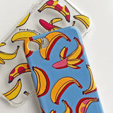 ピンクバナナ スマートフォンケース/Pink Banana (Galaxy) Glossy Hard Case