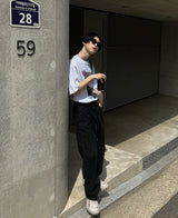 ヘビー ラップ デニムパンツ / Heavy wrap denim pants (2 color)