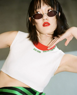 ロックスターロゴクロップトップ / ROCKSTAR LOGO CROP TOP (4510420369526)