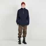 FLEECE COLLAR HALF ZIP CREW_navy (6640102834294)