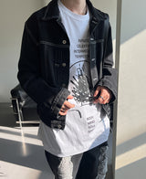 スクラッチスリーブT / Scratch Sleeve Tee (2 color)