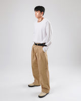 フォーマルワイドポケットパンツ/formal wide pocket pants 2color