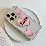 ブラッシングローズハートバルーンケース / Blushing Rose Heart Balloon Case (Jelly Hard)