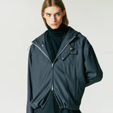 FRONT ARCH COVER HOODIE BLOUSON GREY