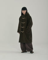 ダッフルコート/unisex duffle coat khaki