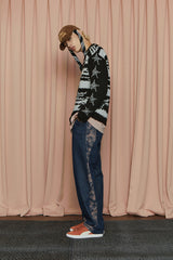 NOTE STAR KNIT / BLACK