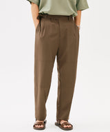 MINIMAL ONE TUCK GURKHA PANTS (BLACK) (6585159123062)