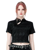 JACQUARD QIPAO CROP SHIRT (6584943509622)