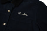 Cotton Trucker Jacket (NAVY)