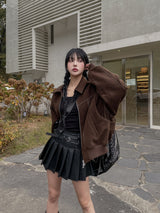 (5オンス/UNISEX)ビートルステッチボンバージャンパー