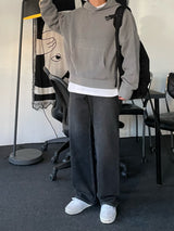 バルカンワイドデニムパンツ/BALCAN WIDE BLACK DENIM PANTS(ONE COLOR)