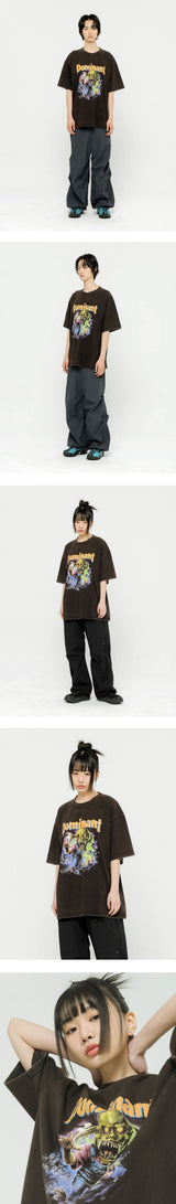ビンテージウォッシンググースバンプT / Vintage Washing  Goosebumps Tee Black
