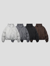 Wave anorak padding 4color