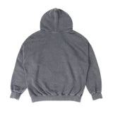 HUMAN PRETENDER LOGO HOODIE - PIGMENT CHARCOAL (6678690168950)