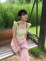ラブリーシャーリングスリーブレス