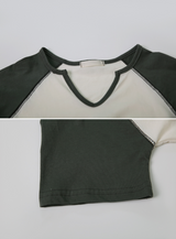 1974クロップ半袖Tシャツ / 1974 Crop Short Sleeve T-shirt (3color)
