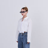 クロップシャツ / crease crop shirts