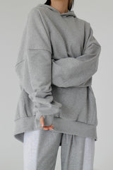 ウォーマーボキシーフーデッドTシャツ / Warmer Boxy Hooded T-shirt (3color)