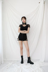 アイレットブラトップ / TOP(6587) eyelet bra top