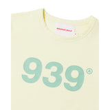 939 LOGO CROP TOP (LEMON)