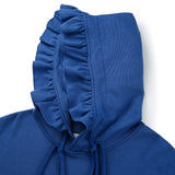 バニーラッフルフーディー/0 7 bunny ruffle hood - BLUE