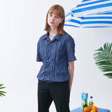 リンクルハーフシャツ/WRINKLE HALF SHIRT