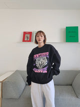タイガーフラッフスウェットシャツ / VENTIQUE Tiger fluff mtm 3color
