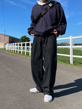 カバーツートンルーズフィットフーディ―/COVER TWO TONE LOOSEFIT HOODY