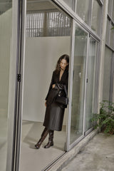 ウールツイルセットアップジャケット/WOOL TWILL SETUP JACKET_DEEP KAHKI