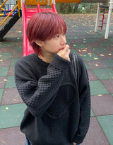 Heart knit /  overfit knit
