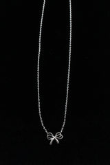 Double Bow Necklace