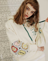 GRANNY SQUARE HOODIE CREAM (6691433644150)
