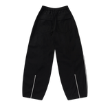 パイピングピンタックパンツ / Piping Pin-Tuck Pants (Black)