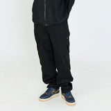 POCKET DETAIL JEANS - BLACK (6675692650614)